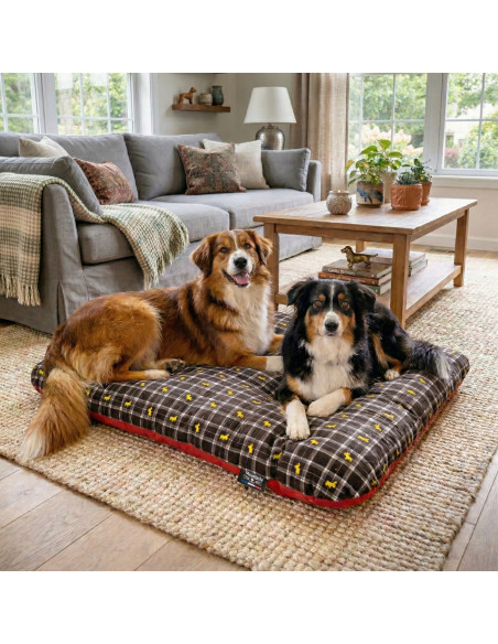 Coussin pour chiens XXL marron By Moustache