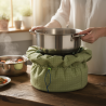 Casserole placée dans la Marmite norvégienne vert anis