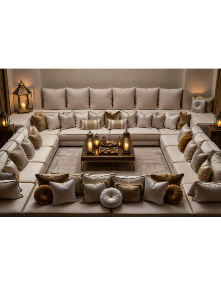 Mousse banquette salon marocain sedari  200x70 cm