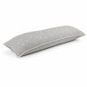 Traversin grand-mère Calinuit gris 120 cm sur fond blanc
