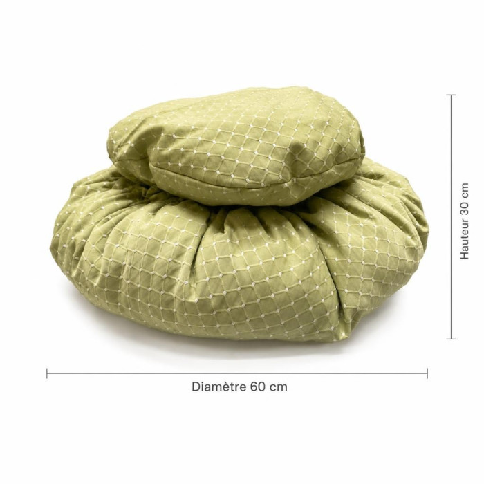 Dimensions de la Marmite norvégienne vert anis : 60 cm de diamètre
