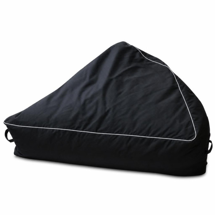 Pouf banane géant noir 155 cm