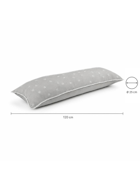 Dimensions du traversin grand-mère : 120 cm, diamètre 25 cm