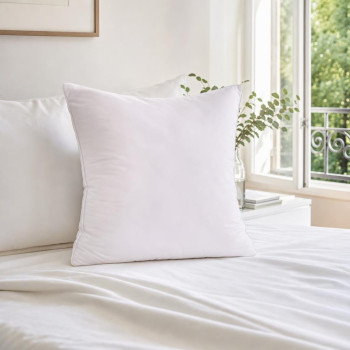 Oreiller anti-acariens 60x60 cm blanc 2