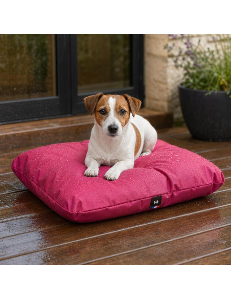 Petit coussin pour chien 60x65 cm déperlant intérieur/extérieur – Fabriqué en France