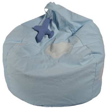 Poire Pouf Enfant motif avion 2
