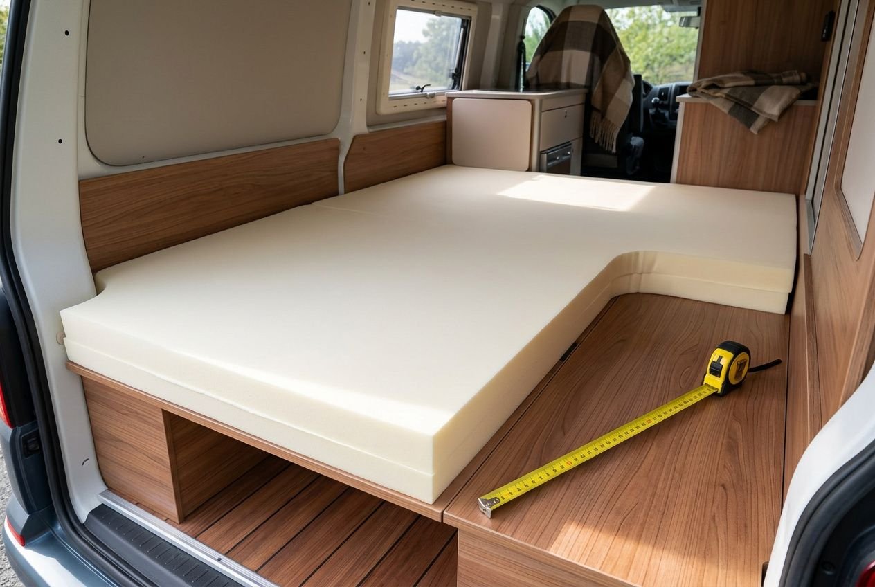 Découpe mousse sur mesure pour camping-car : commandez en ligne