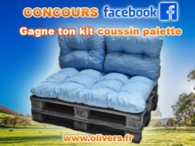 Concours Facebook kit coussin palette