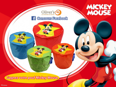 Concours Facebook Pouf Mickey Mouse